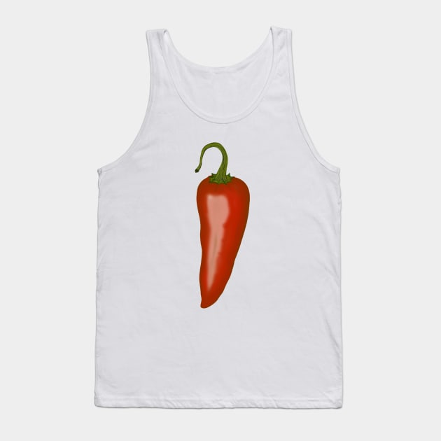 Red Pepper Tank Top by Dual Rogue